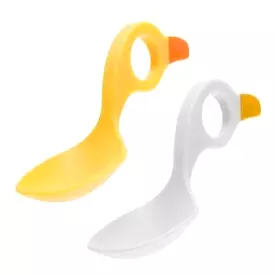 Multi grip spoon yellow / white