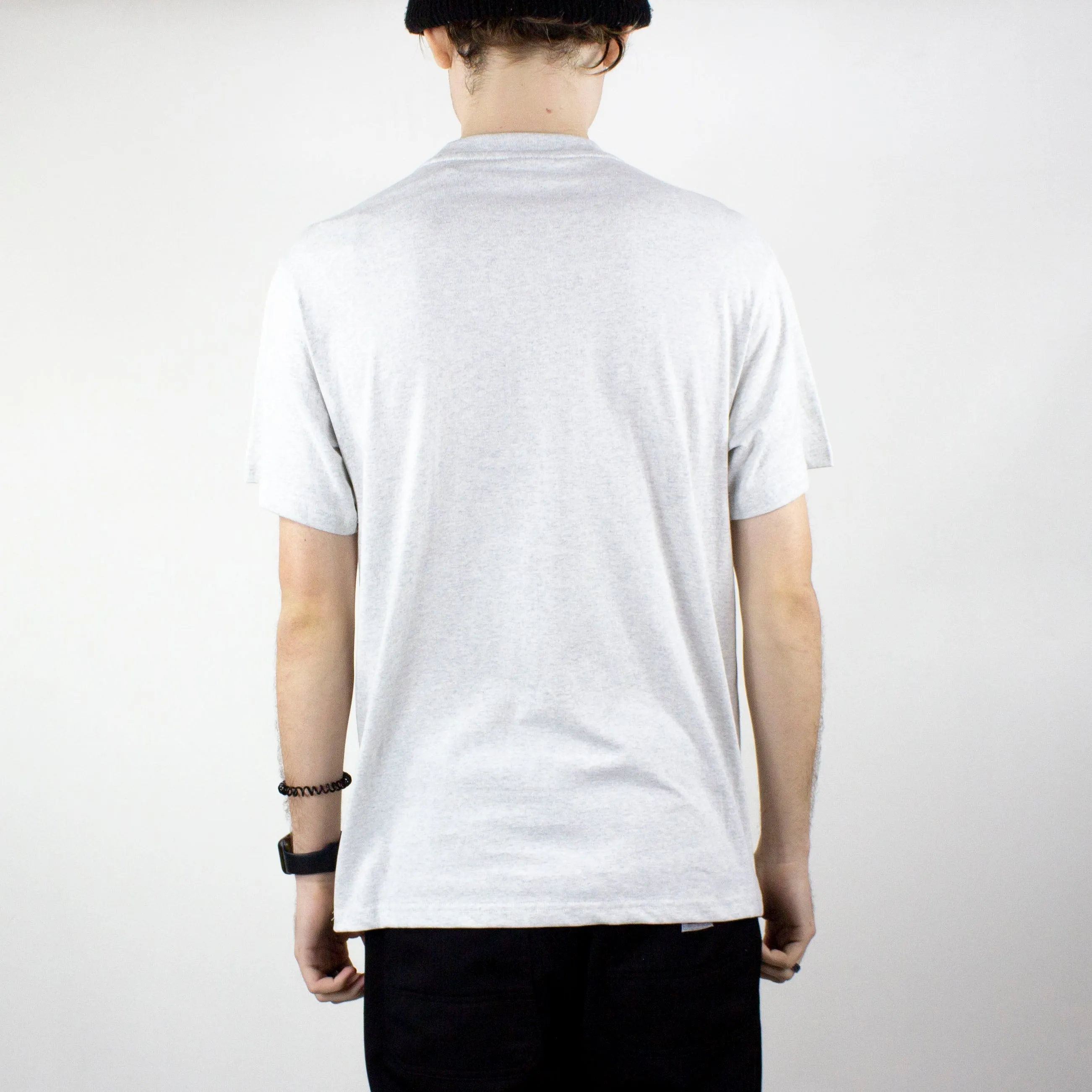 Pass Port Vase Embroidery T-Shirt - Heather Grey exclusive at Remix