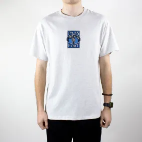 Pass Port Vase Embroidery T-Shirt - Heather Grey exclusive at Remix