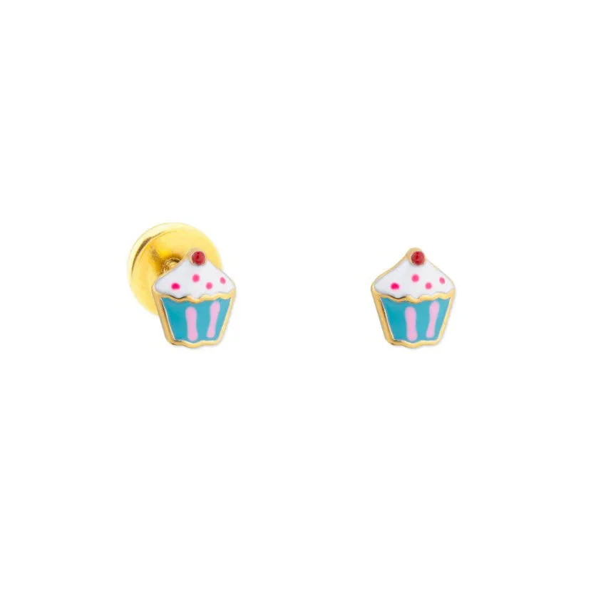 Pendientes Nia Cupcake Plata