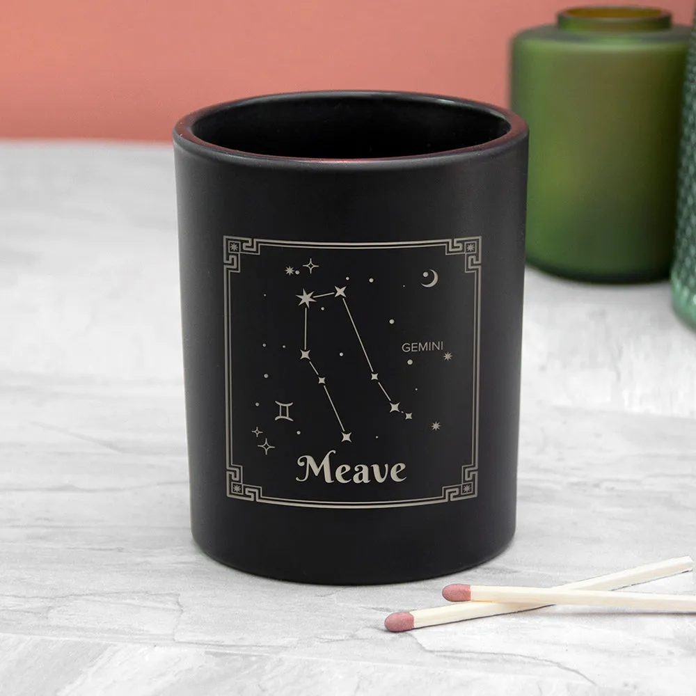 Personalised Zodiac Candle Holder