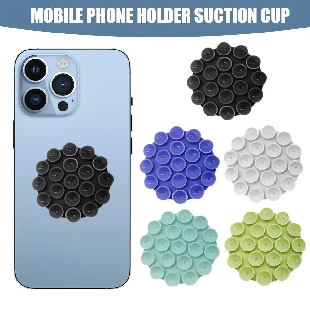 Phone Suction Holder Back Silicone Suction Cup Phone Holder Sticker Phone Shower Case Wall Stand for Glass Ceramic Tiles Ne E8N7