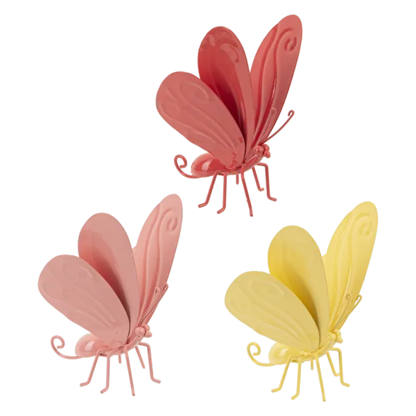 Pretty Metal Butterfly In Assorted 5 Colors