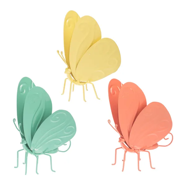 Pretty Metal Butterfly In Assorted 5 Colors