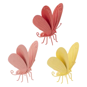 Pretty Metal Butterfly In Assorted 5 Colors