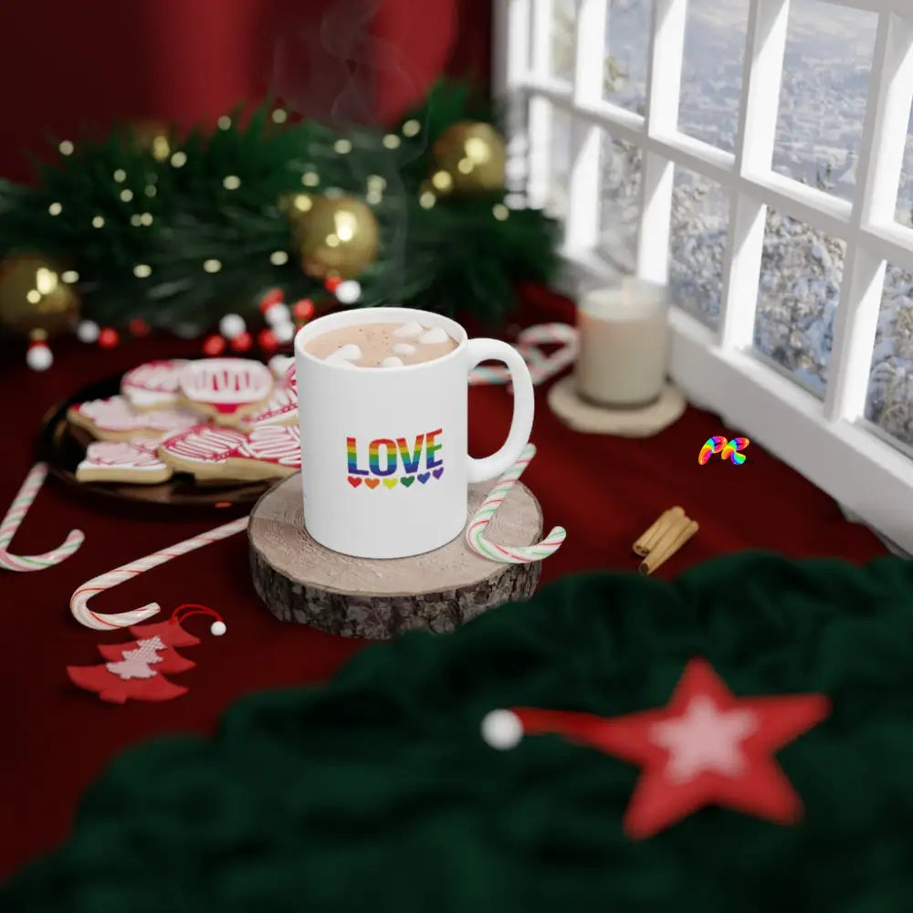 Pride/LGBTQ White Ceramic Mug Pride Gift