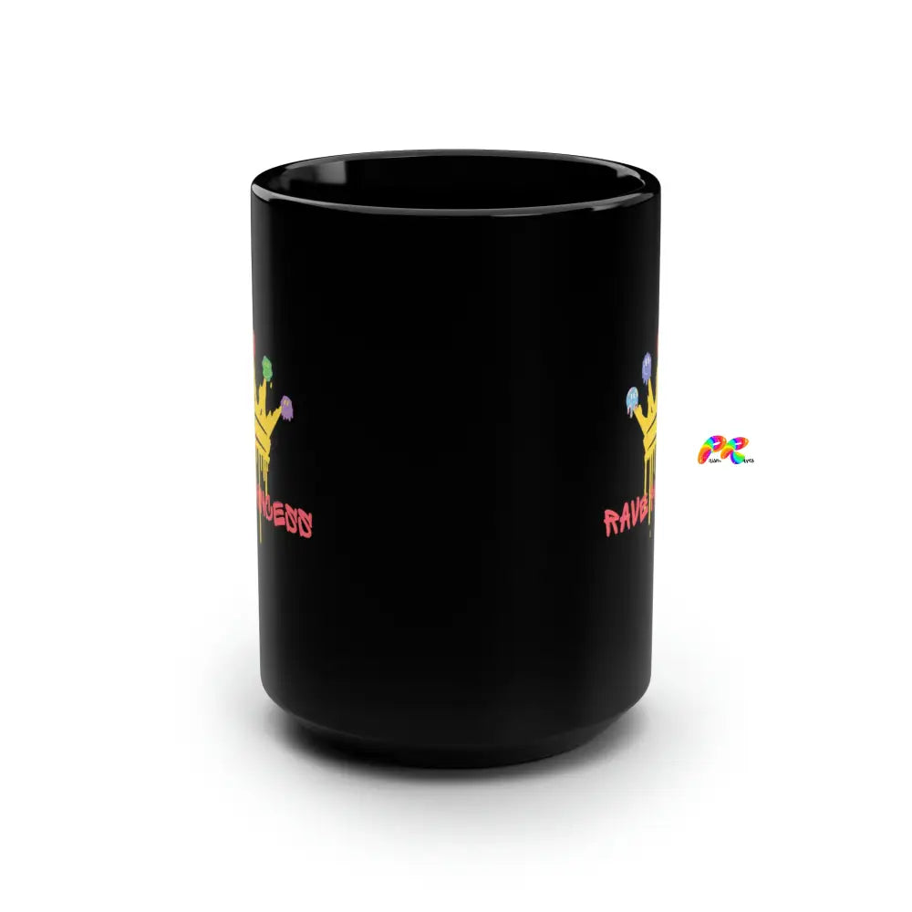 Rave Princess Black Mug, 15oz