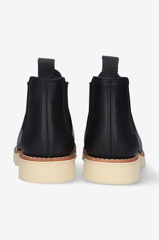 Red Wing leather chelsea boots women's black color