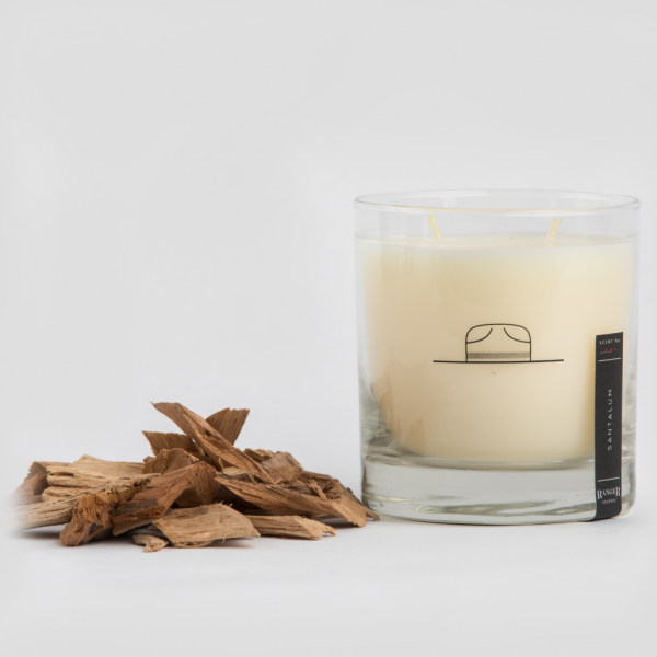 ROCKS GLASS CANDLE - SANTALUM