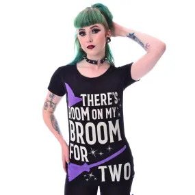 ROOM ON MY BROOM T - BLACK