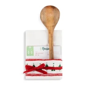 Season To Bake Towel & Spoon With Recipe Card