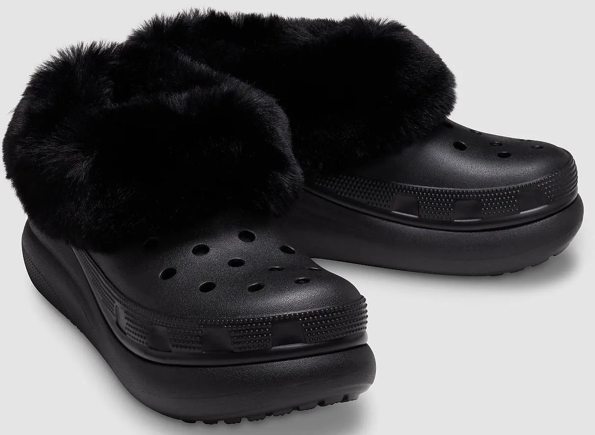 shoes Crocs Furever Crush - Black - women´s