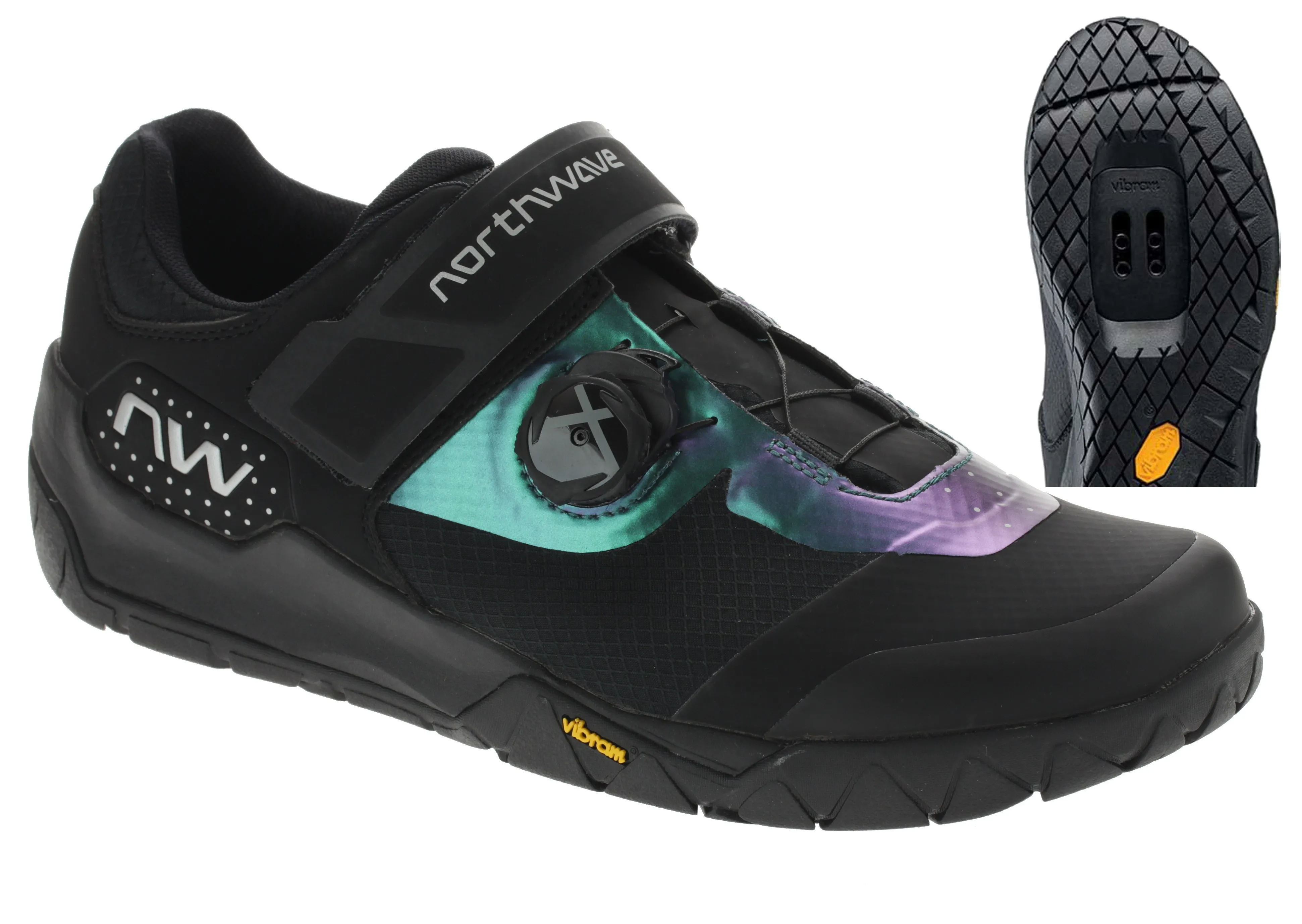 shoes Northwave Overland Plus - Black/Iridescent - men´s