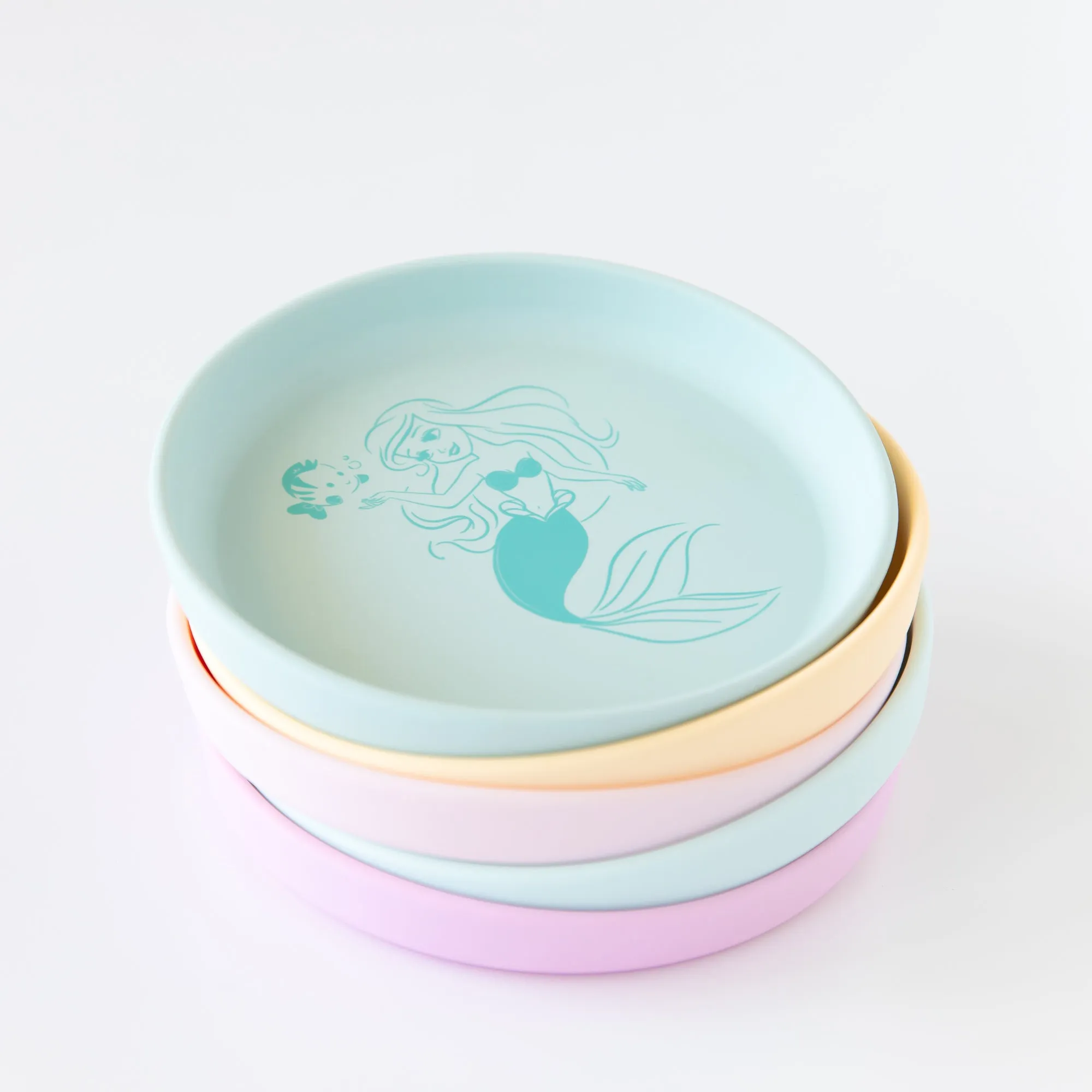 Silicone Plate + Spoon Set: Disney Princess Ariel