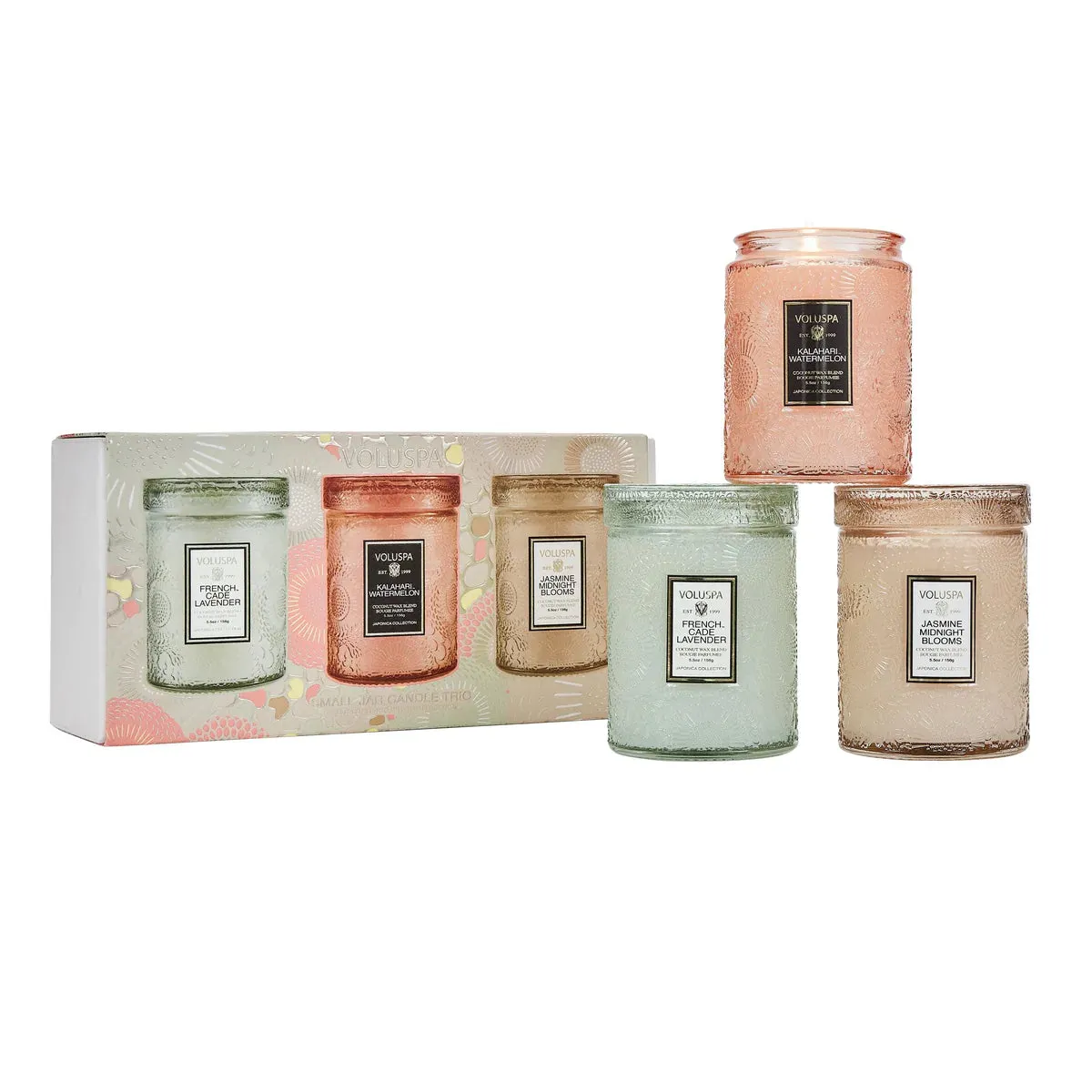 Small Jar Candle Trio