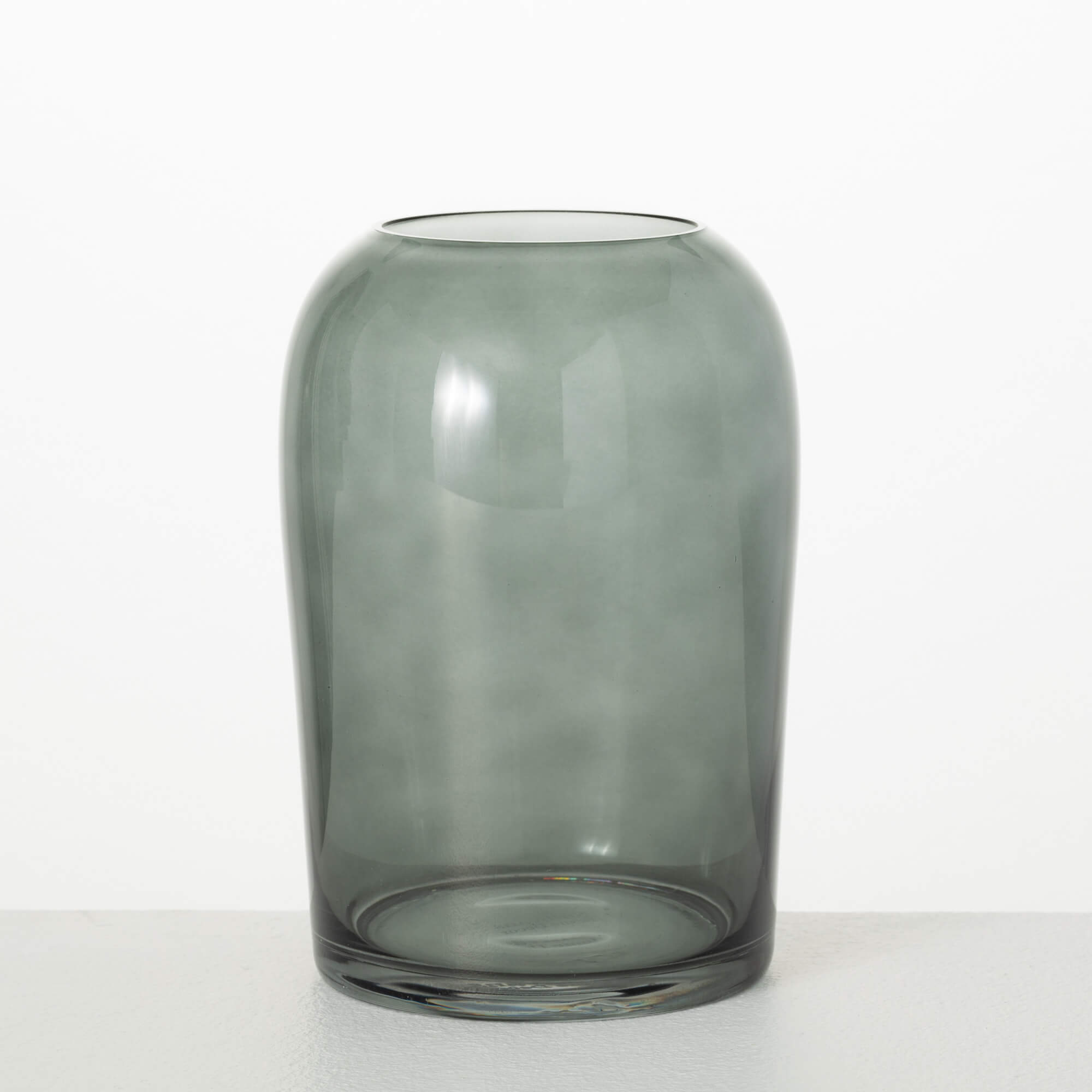 Smoky Glass Vase