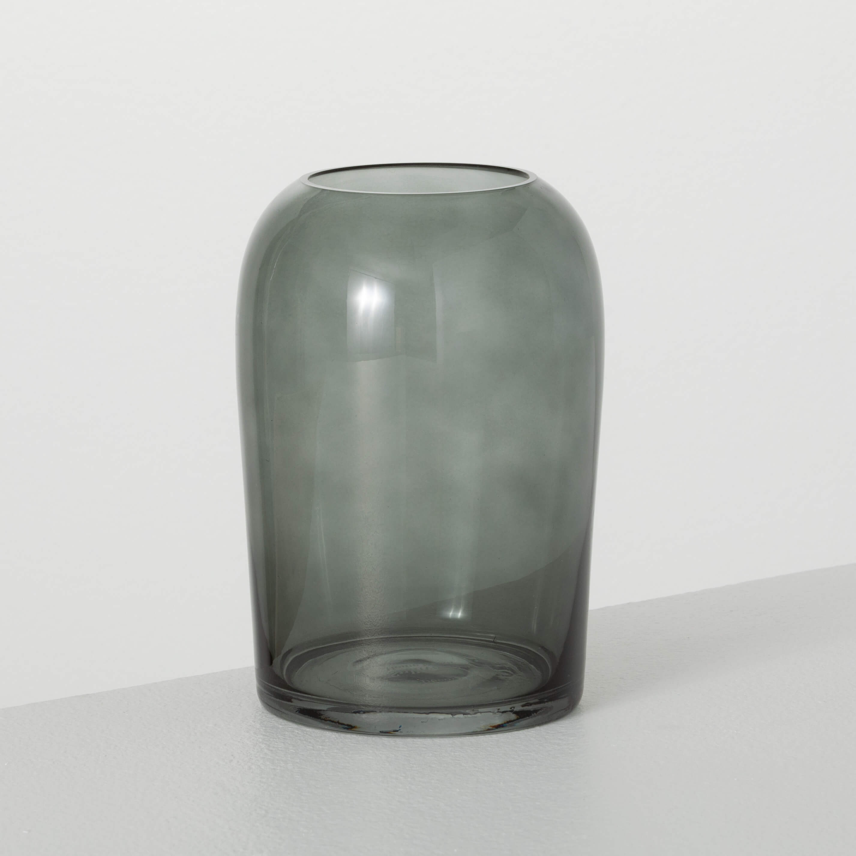 Smoky Glass Vase