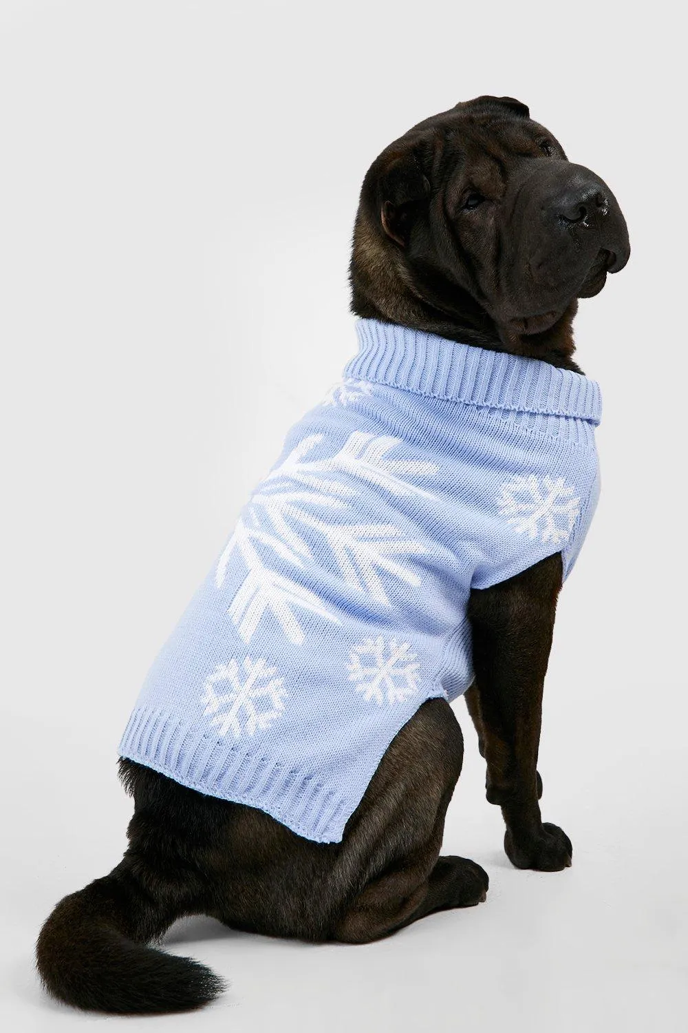 Snowflake Dog Christmas Sweater