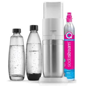 Sodastream Duo Starter Pack Soft Fizzy Drink Sparkling Maker Soda Stream White