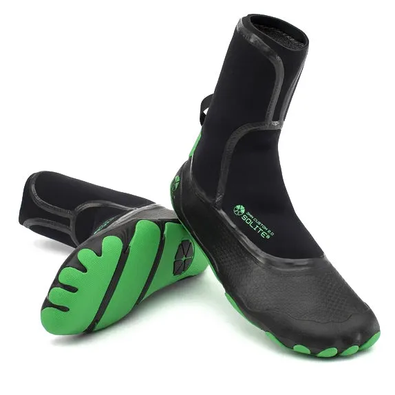 Solite Custom 2.0 - 3mm Wetsuit Boots - Green/Black