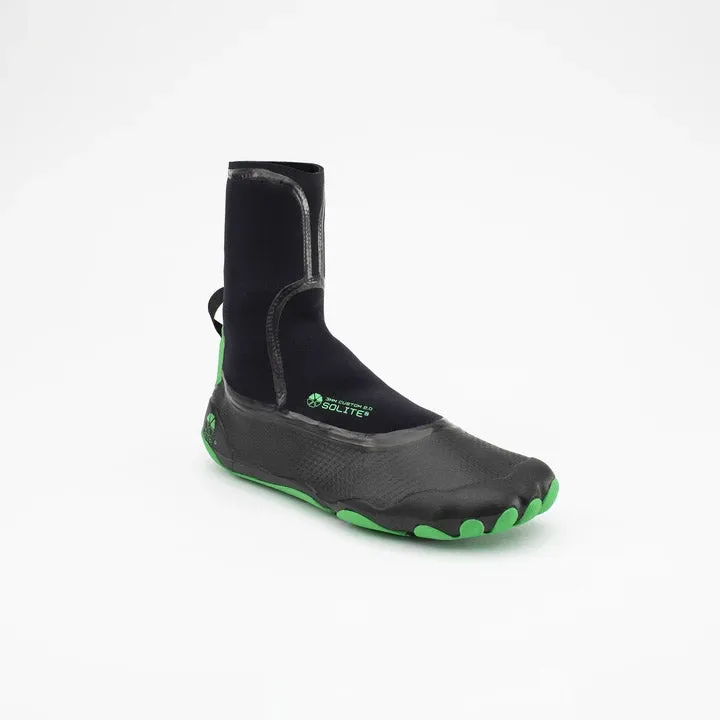 Solite Custom 2.0 - 3mm Wetsuit Boots - Green/Black