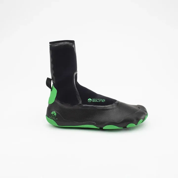 Solite Custom 2.0 - 3mm Wetsuit Boots - Green/Black