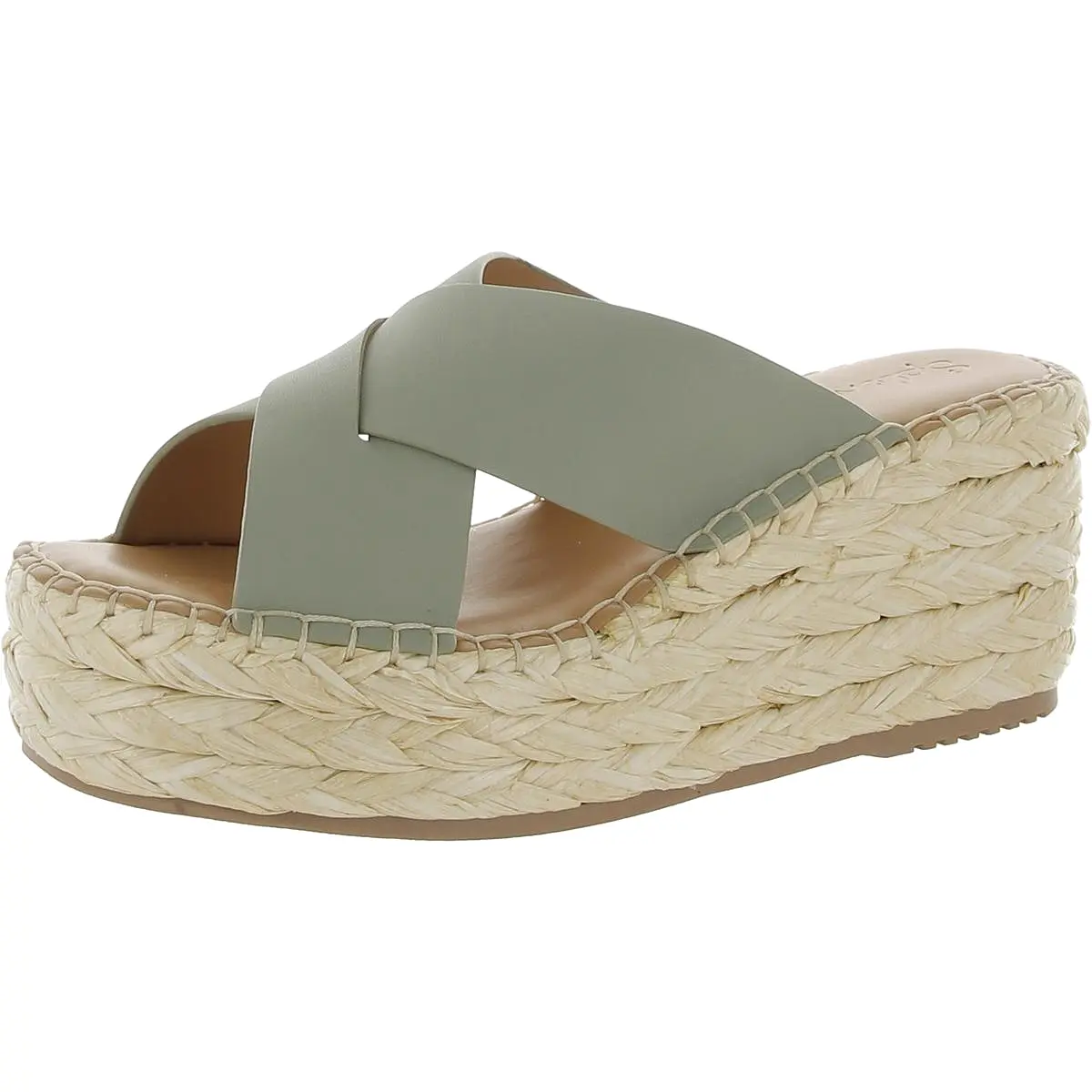 Splendid Womens Luisa Leather Crisscross Espadrilles