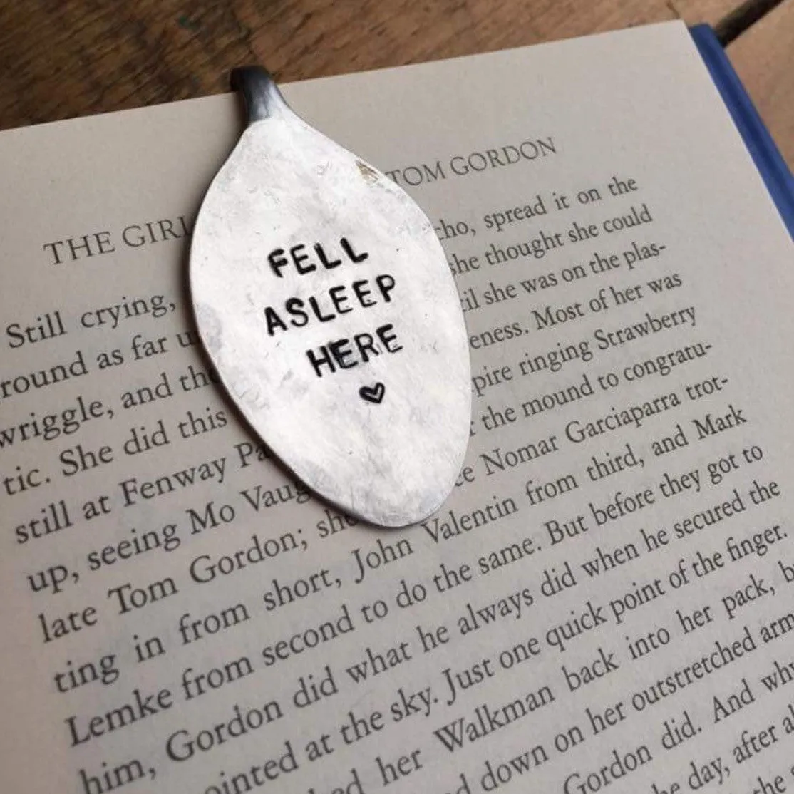 Spoon Bookmark - Custom Hand Stamped