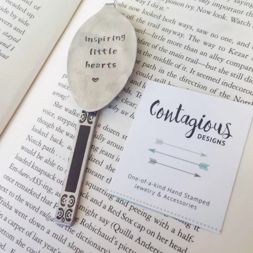 Spoon Bookmark - Custom Hand Stamped