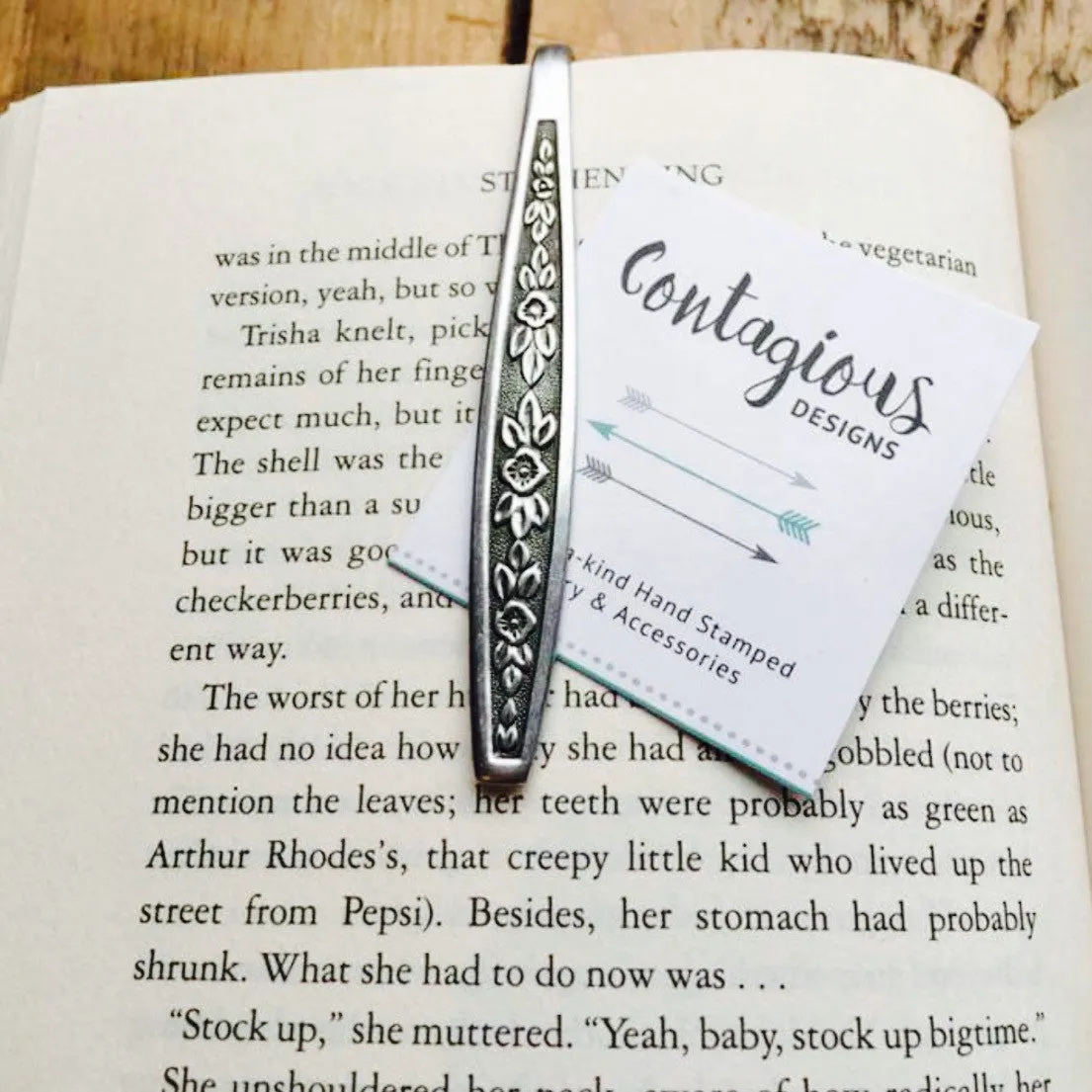 Spoon Bookmark - Custom Hand Stamped