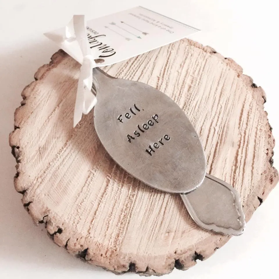 Spoon Bookmark - Custom Hand Stamped