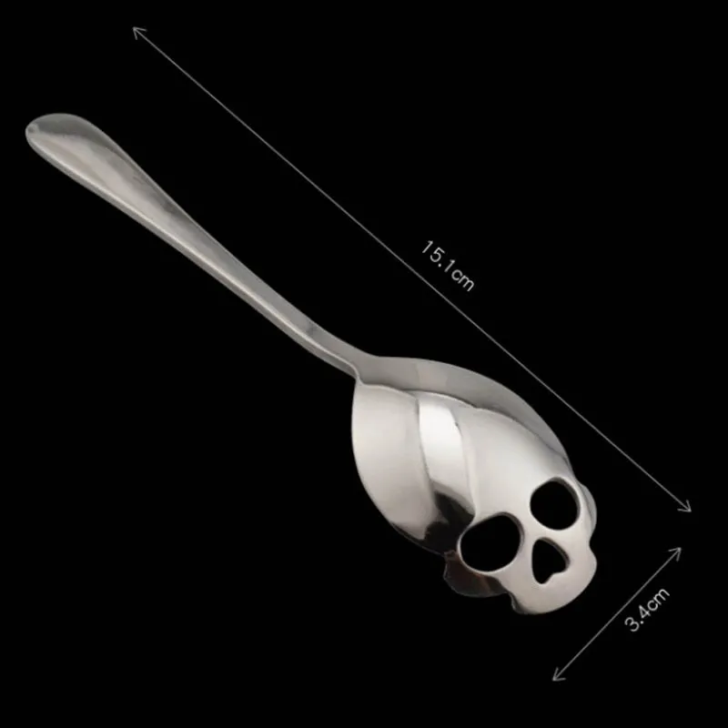 Stainless Steel Sugar Skull Spoon