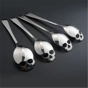 Stainless Steel Sugar Skull Spoon