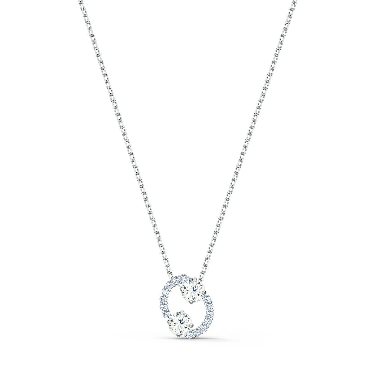 Swarovski Zodiac II Pendant Necklace, CANCER, White, Mixed Metal Finish -5561422