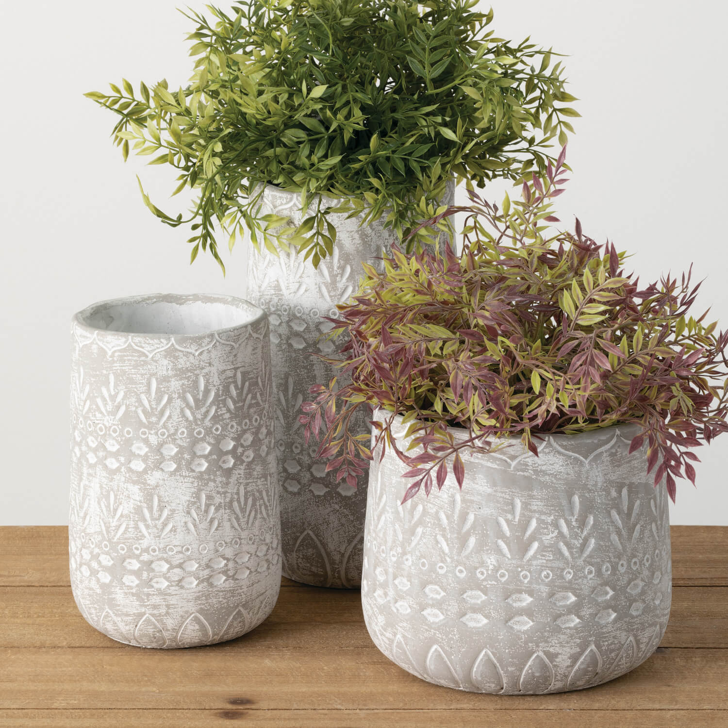 Textured Vase Set Of 2