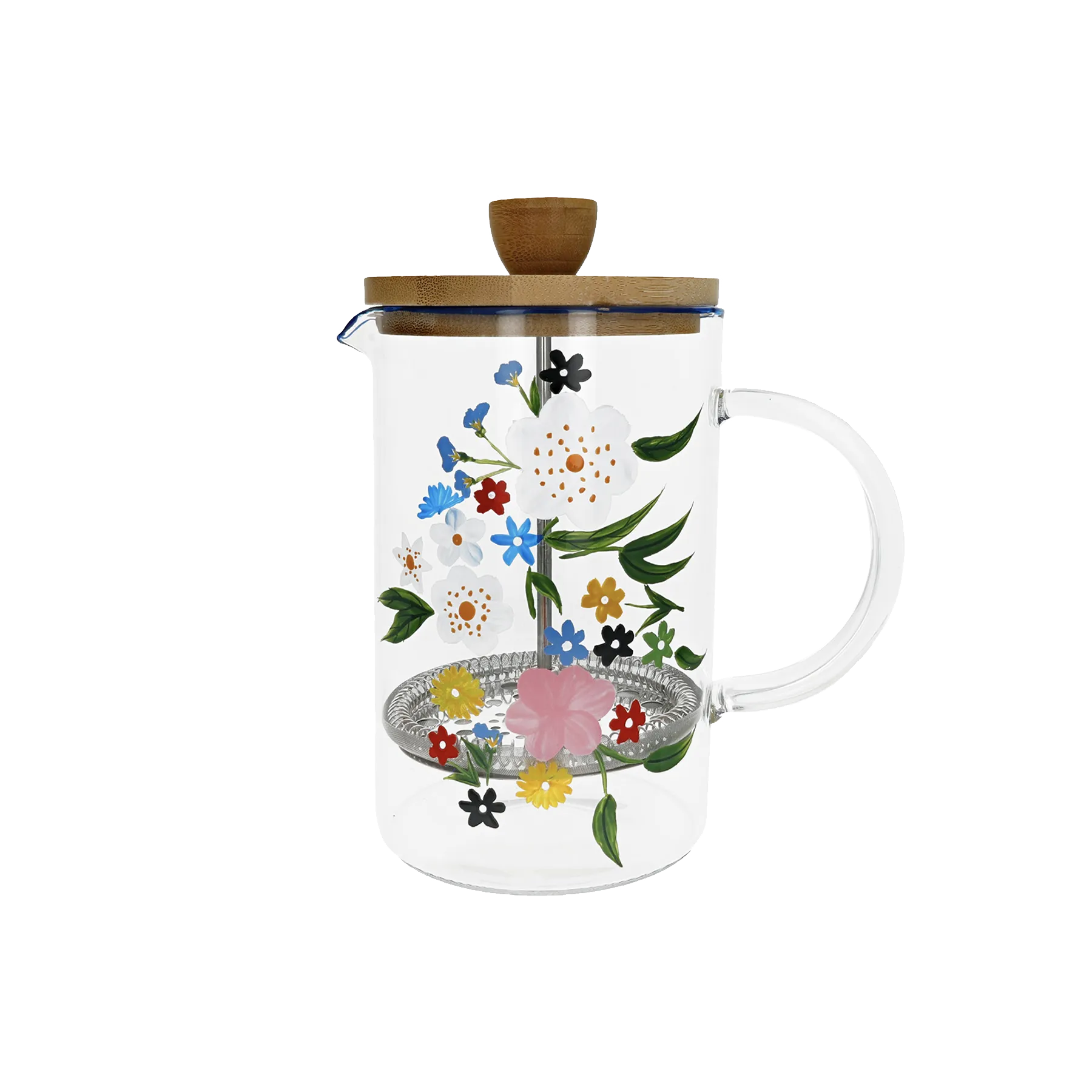 The French Press - Garden Teddy Floral / Glass