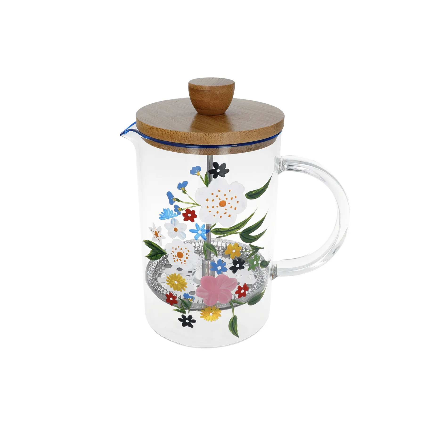 The French Press - Garden Teddy Floral / Glass