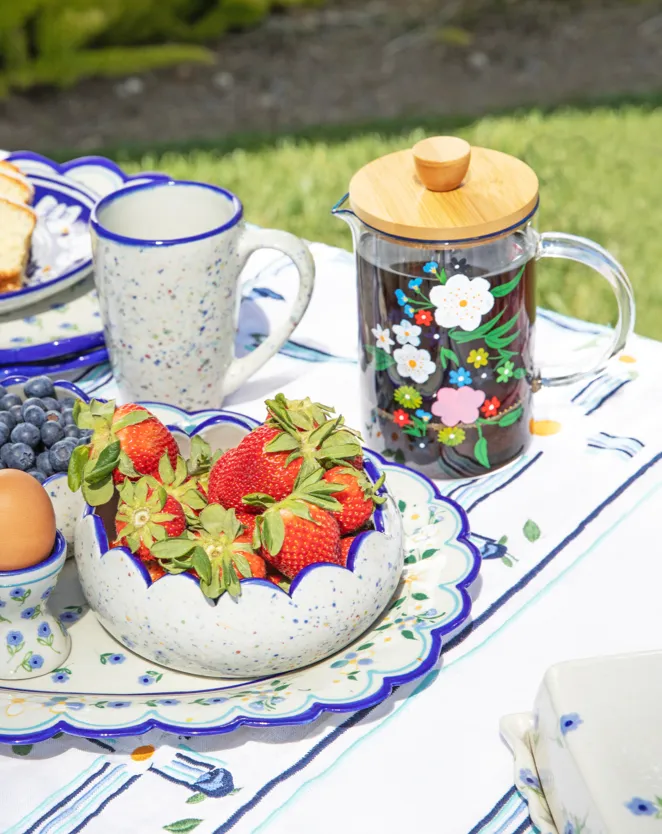 The French Press - Garden Teddy Floral / Glass