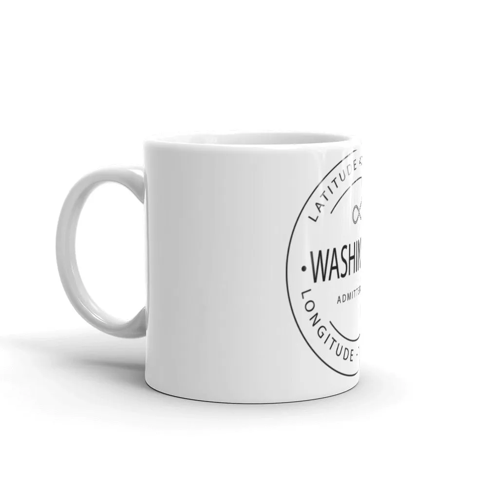 Washington - Mug - Latitude & Longitude