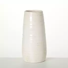 White Glossed Vase