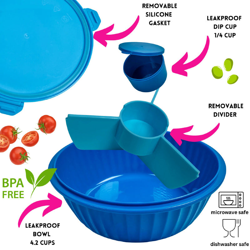 Yumbox Poke Bowl 3C - Hawaii Blue